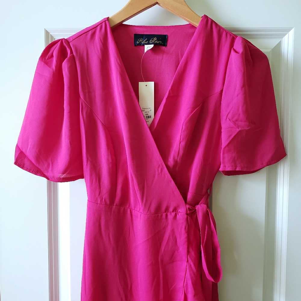 Francesca's ruffle wrap dress